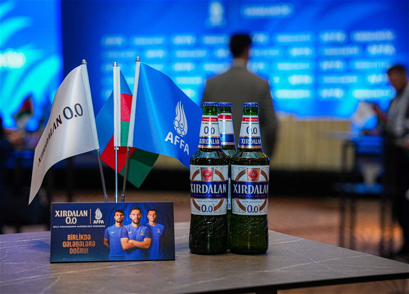 Xırdalan 0.0 Futbol Millisinin alkoqolsuz sponsoru oldu - FOTO